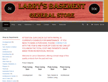 Tablet Screenshot of larrysbasement.com
